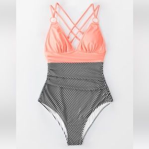 Cupshe XL halter one piece swimsuit